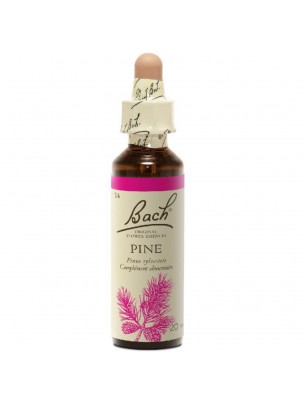 Image de Pine N° 24 - Culpabilité 20ml - Fleurs de Bach Original via Hysope Bio - Elixir floral 15 ml - Deva