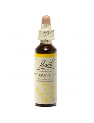 Image de Scleranthus (Alène) N° 28 - Incertitude 20ml - Fleurs de Bach Original depuis Gamme d'élixirs floraux pour pallier contre l'incertitude