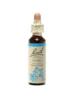 Image de Vine (Vigne) N°32 - Autoritaire 20ml - Fleurs de Bach Original depuis Résultats de recherche pour "rescue original" dans "Bach"