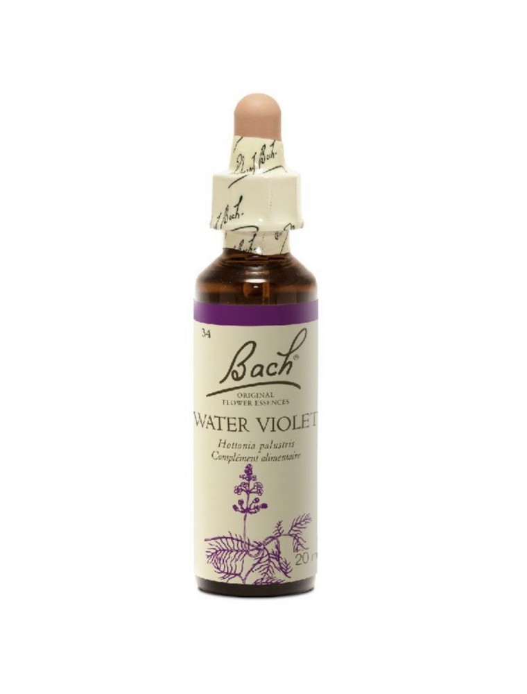 Water Violet (Violette d'eau) N°34 - Solitude 20ml - Fleurs de Bach Original