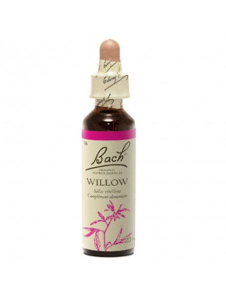 Willow 20 ml (Saule) N° 38 - Amertume 20ml - Fleurs de Bach Original Willow 20 ml (Saule) N° 38 - Amertume 20ml - Fleurs de Bach Original
