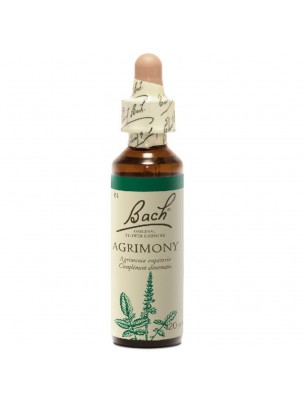 Image de Agrimony (Aigremoine) N°1 - Cache ses soucis 20 ml - Fleurs de Bach Original depuis Commandez les produits Bach à l'herboristerie Louis
