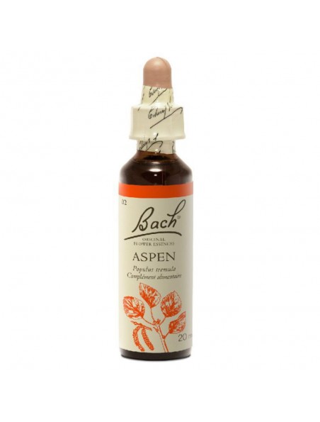 Aspen (Tremble) N°2 - Crainte imprécise 20 ml - Fleurs de Bach Original Aspen (Tremble) N°2 - Crainte imprécise 20 ml - Fleurs de Bach Original