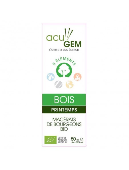 Image principale de Acugem Bois Bio - Printemps 50 ml - Alphagem