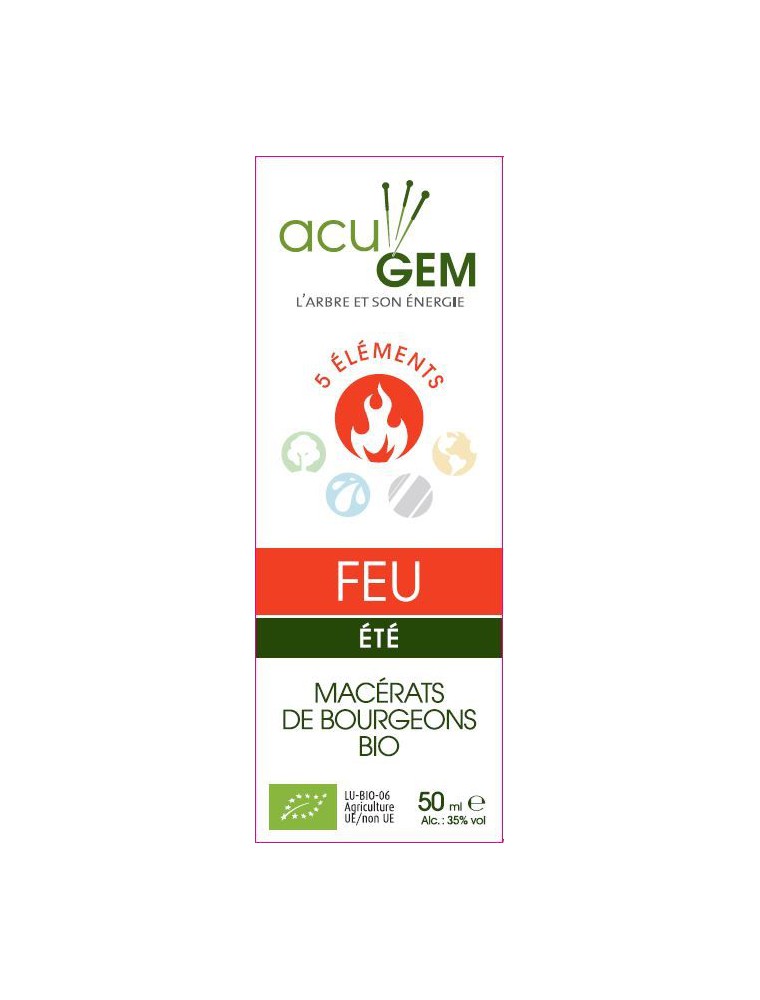 Image principale de la modale pour Acugem Feu Bio - Eté 50 ml - Alphagem