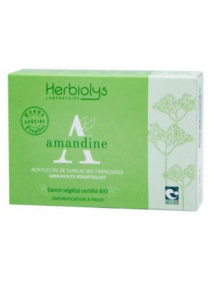 Image de Savon Amandine Bio - Sureau 100G - Herbiolys depuis PrestaBlog