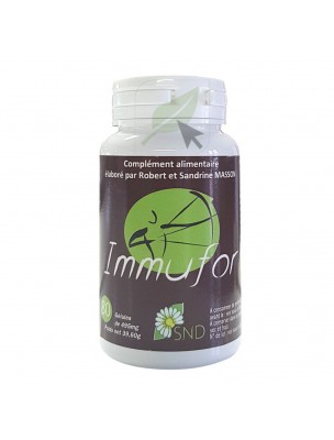 Image de Immufor - Immunity 80 capsules - SND Nature depuis Order the products SND Nature at the herbalist's shop Louis