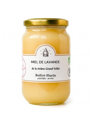 Image de Miel de Lavande Bio - Miel finement cristallisé, aux vertus millénaires 480g - Ballot-Flurin via Mauve Bio - Fleurs 25g - Tisane Malva sylvestris L.