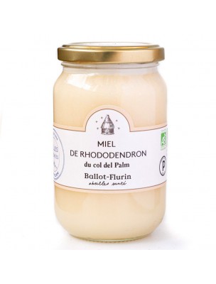 Image de Miel de Rhododendron Bio 480g -  Revitalisant, souplesse des articulations - Ballot-Flurin via Miel d'Albaida Bio - Miel Rare 480g | Ballot-Flurin