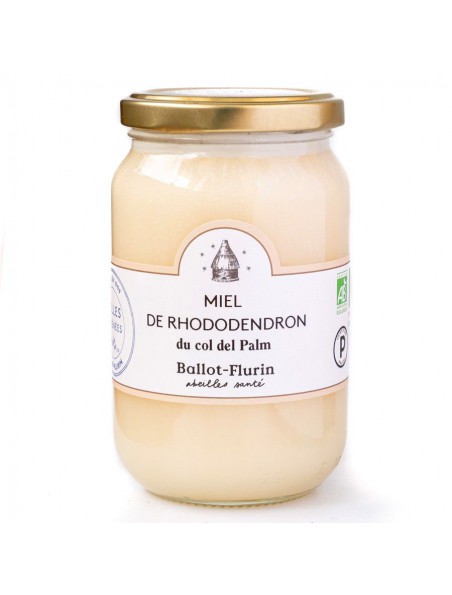 Miel de Rhododendron Bio 480g -  Revitalisant, souplesse des articulations - Ballot-Flurin