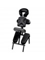 Image de Black massage chair Eco Sissel via Armrest and Headrest for Massage Table Basic