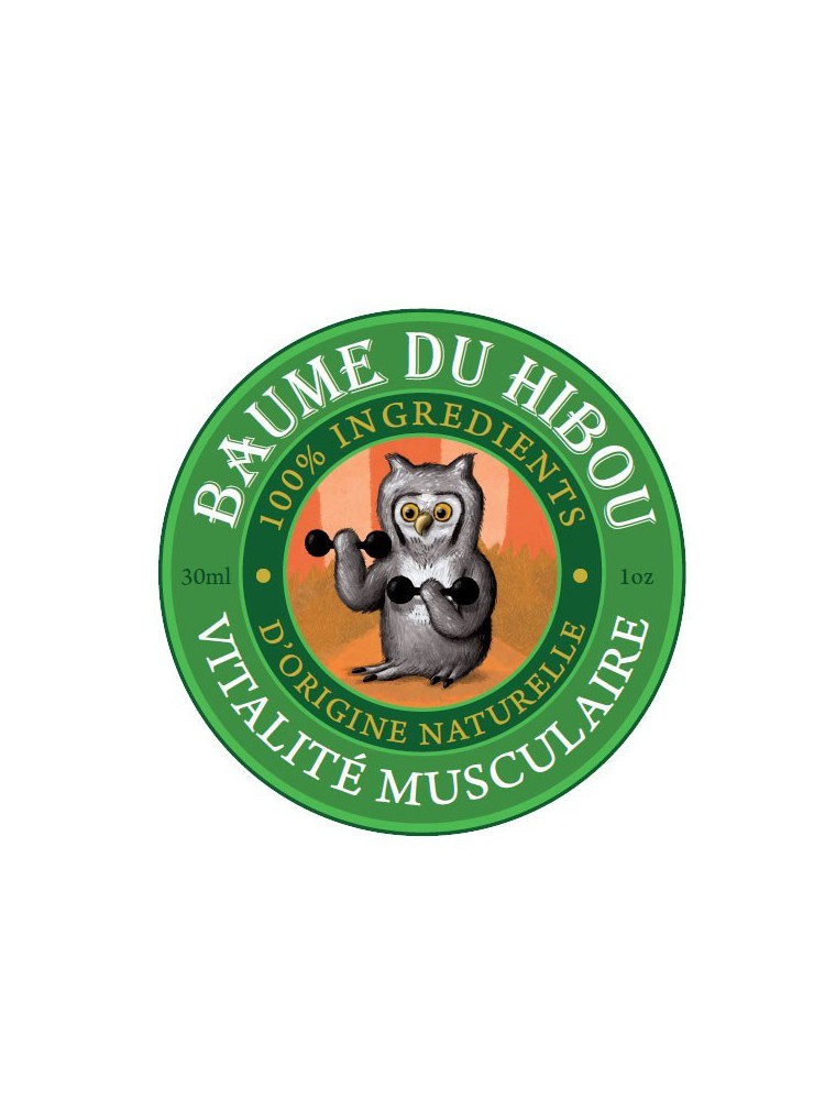 Image principale de la modale pour Vitalité musculaire Bio - Prépare les muscles et calme les douleurs 30 ml - Baume du hibou