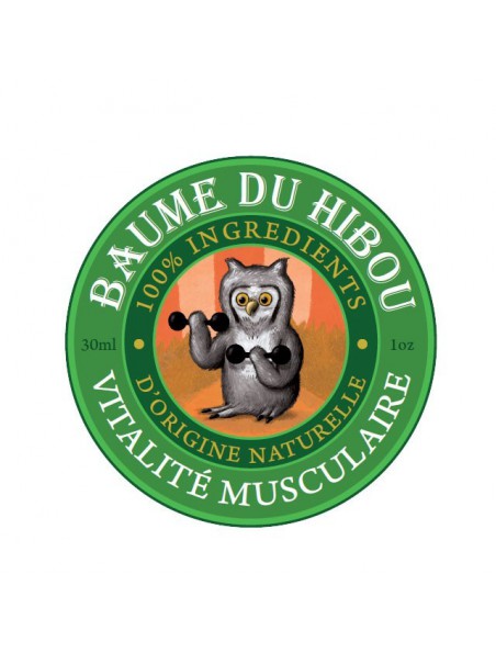 Image principale de Vitalité musculaire Bio - Prépare les muscles et calme les douleurs 30 ml - Baume du hibou