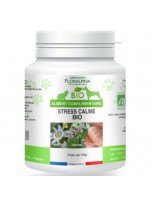 Image de Stress Calme Bio - Stress des Chiens et Chats 100 g - Floralpina depuis Solutions naturelles contre le stress et le mal de transport des animaux