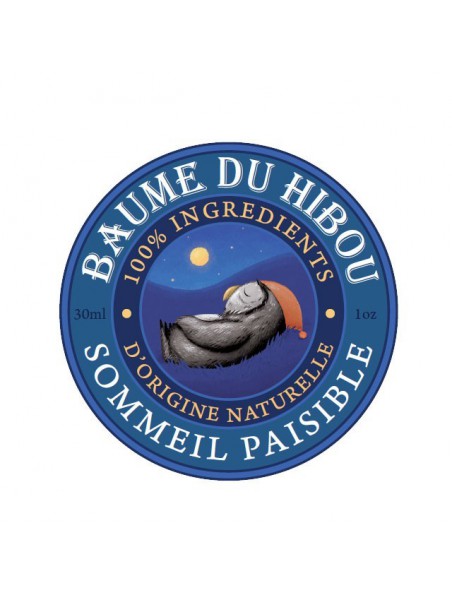 Achetez Sommeil paisible Bio - Relaxation réconfortante 30 ml - Baume du hibou à l'herboristerie Louis Image principale de Sommeil paisible Bio - Relaxation réconfortante 30 ml - Baume du hibou
