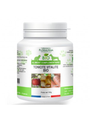 Tonicité Vitalité Bio - Chiens et Chats 100g - Floralpina