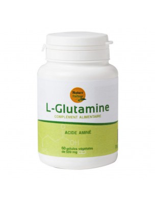 Image de L-Glutamine - Acide aminé 60 gélules - Nature et Partage via Purasana Protein Mix Cacao Bio 400g