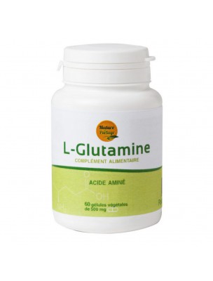 Image de L-Glutamine - Amino Acid 60 capsules - Nature et Partage depuis Amino acids necessary for the body