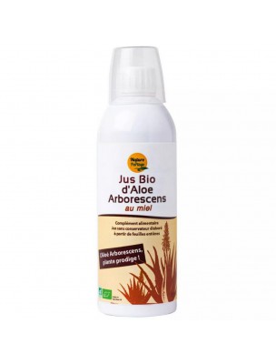 Aloe arborescens Bio au miel - Recette du Père Zago 500 ml - Nature & Partage
