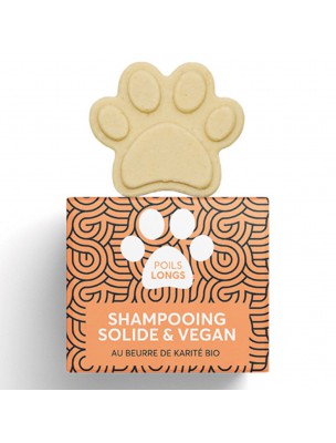 Image de Organic Long Hair Shampoo with Shea Butter - Solid and Vegan 60 ml Naiomy depuis Tone and beautify your pet's coat (3)