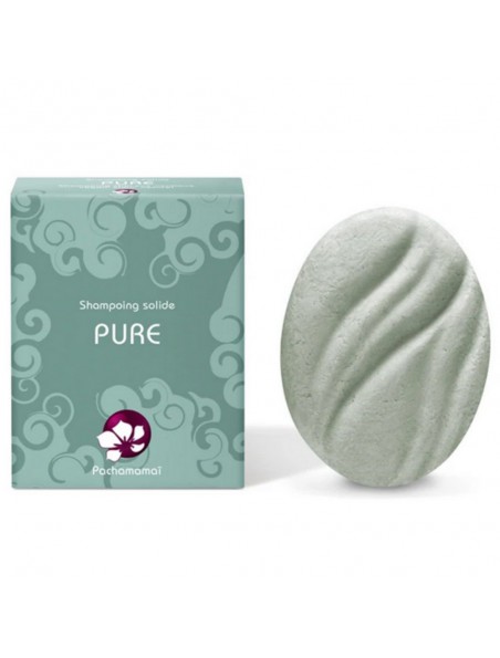 Shampooing solide pour cheveux Normaux - Pure 65 g - Pachamamaï Shampooing solide pour cheveux Normaux - Pure 65 g - Pachamamaï