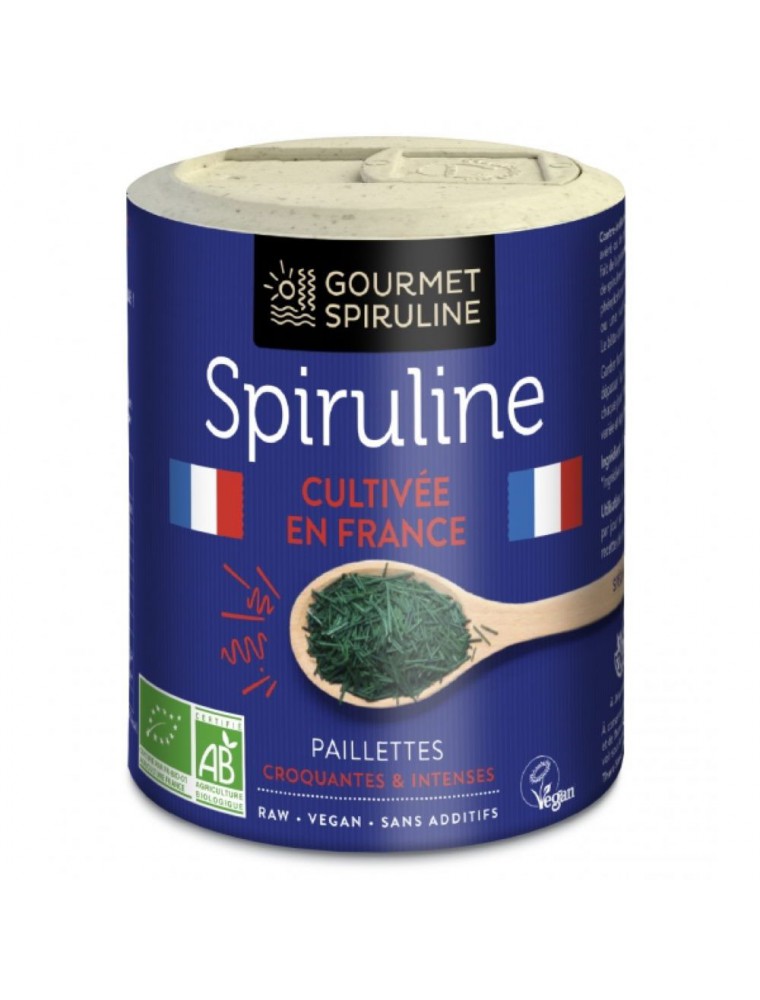 Spiruline France Bio Paillettes - Vitalité 90 grammes - Dietaroma Spiruline France Bio Paillettes - Vitalité 90 grammes - Dietaroma