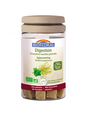 Image de Digestion - Cubes à mâcher 60 g - Biofloral depuis Commandez les produits Biofloral à l'herboristerie Louis