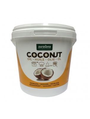 Image de Huile de noix de coco vierge et Bio - Soin de la peau et des cheveux 2000 ml - Purasana depuis Achetez les produits Purasana à l'herboristerie Louis (3)