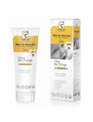 Image de Organic Baby Nappy Change Cream - Manuka Honey IAA 10+ 75ml - Comptoirs et Compagnies depuis Hand care for naturally moisturized skin