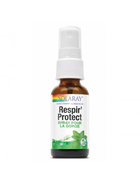 Respir'protect spray - Gorge 30 ml - Solaray Respir'protect spray - Gorge 30 ml - Solaray