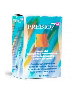 Image de Prébio 7 - Flore intestinale 12 milliards de ferments lactiques 10 sachets - Nutrition Concept depuis louis-herboristerie