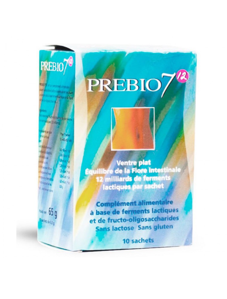 Image principale de la modale pour Prébio 7 - Flore intestinale 12 milliards de ferments lactiques 10 sachets - Nutrition Concept