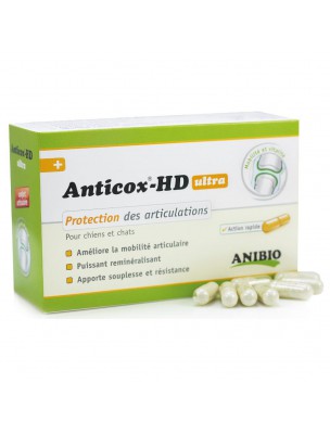 Image de Anticox HD ultra - Articulations des chiens et chats 50 gélules - AniBio via Articulations - Vitalité & Mobilité pour Chiens & Chats 60 comprimés - Verlina