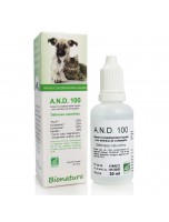 Image de AND 100 - Défenses naturelles des animaux Bio 30 ml - Bionature depuis Renforcez les défenses naturelles de vos animaux | Produits phytothérapie et herboristerie