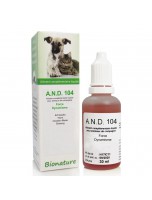 Image de AND 104 - Force et Dynamisme des animaux Bio 30 ml - Bionature depuis Renforcez les défenses naturelles de vos animaux | Produits phytothérapie et herboristerie