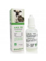 Image de AND 119 - Beauté du poil des animaux Bio 30 ml - Bionature depuis Produits naturels pour animaux – Phytothérapie et herboristerie