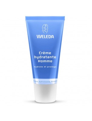 Image de Crème Hydratante Homme - Hydrate et protège 30 ml - Weleda via Savon de Rasage Recharge Bio - Visage et Corps - Centifolia