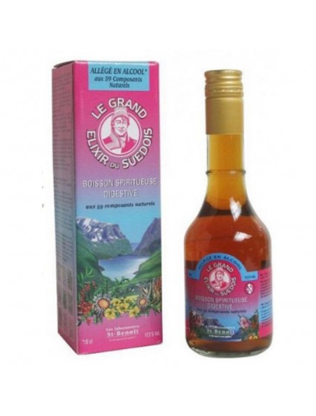 Elixir du Suédois 17,5°- Digestif, Tonique et Dépuratif 700 ml - Saint-Benoît