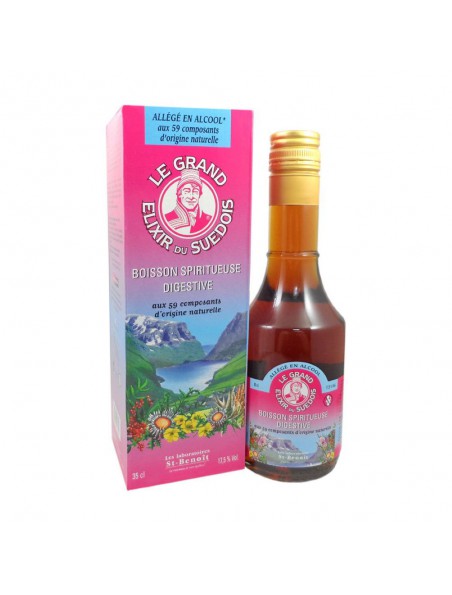 Elixir du Suédois 17,5°- Digestif, Tonique et Dépuratif 350 ml - Saint-Benoît Elixir du Suédois 17,5°- Digestif, Tonique et Dépuratif 350 ml - Saint-Benoît