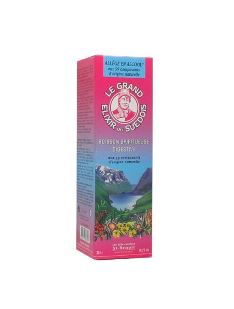 Elixir du Suédois 17,5°- Digestif, Tonique et Dépuratif 200 ml - Saint-Benoît