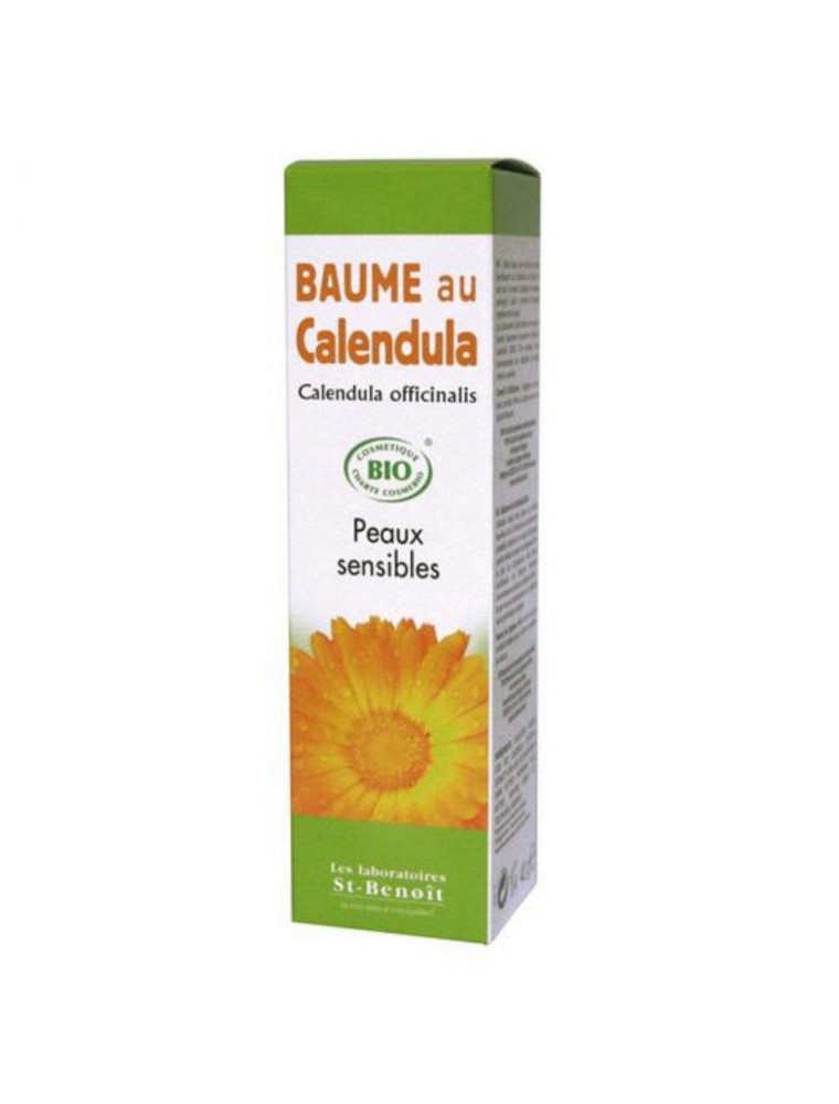 Image principale de la modale pour Baume au Calendula Bio - Soin de la peau 40 g - Saint-Benoît