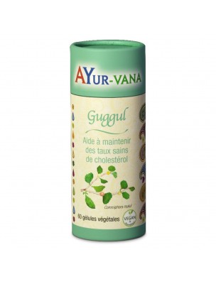 Image de Guggul - Cholestérol 60 gélules - Ayur-Vana depuis Achetez les produits Ayur-vana à l'herboristerie Louis