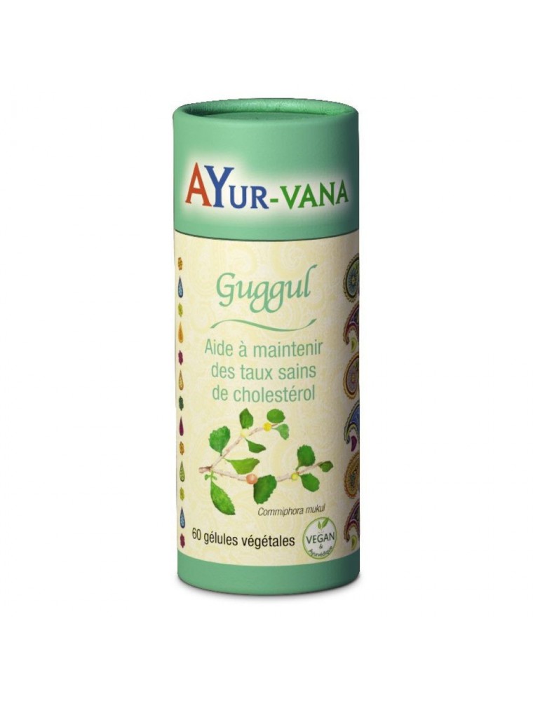 Image principale de la modale pour Guggul - Cholestérol 60 gélules - Ayur-Vana