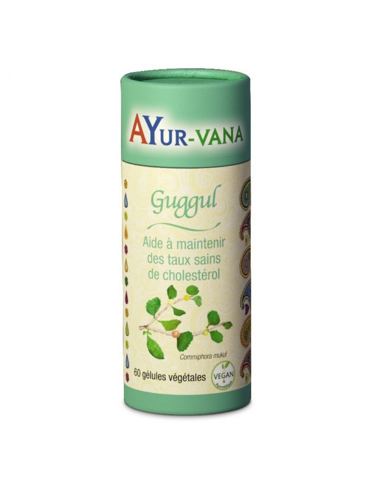 Image principale de la modale pour Guggul - Cholestérol 60 gélules - Ayur-Vana