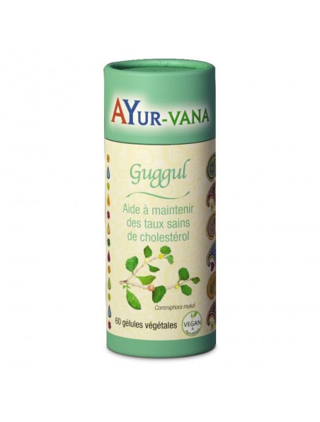 Image principale de Guggul - Cholestérol 60 gélules - Ayur-Vana