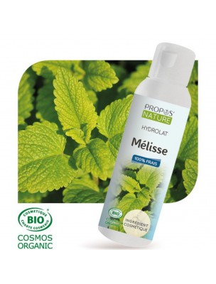 Image de Mélisse Bio - Hydrolat de Melissa officinalis 100 ml - Propos Nature via Hydrolat de Menthe poivrée Bio - Propos Nature