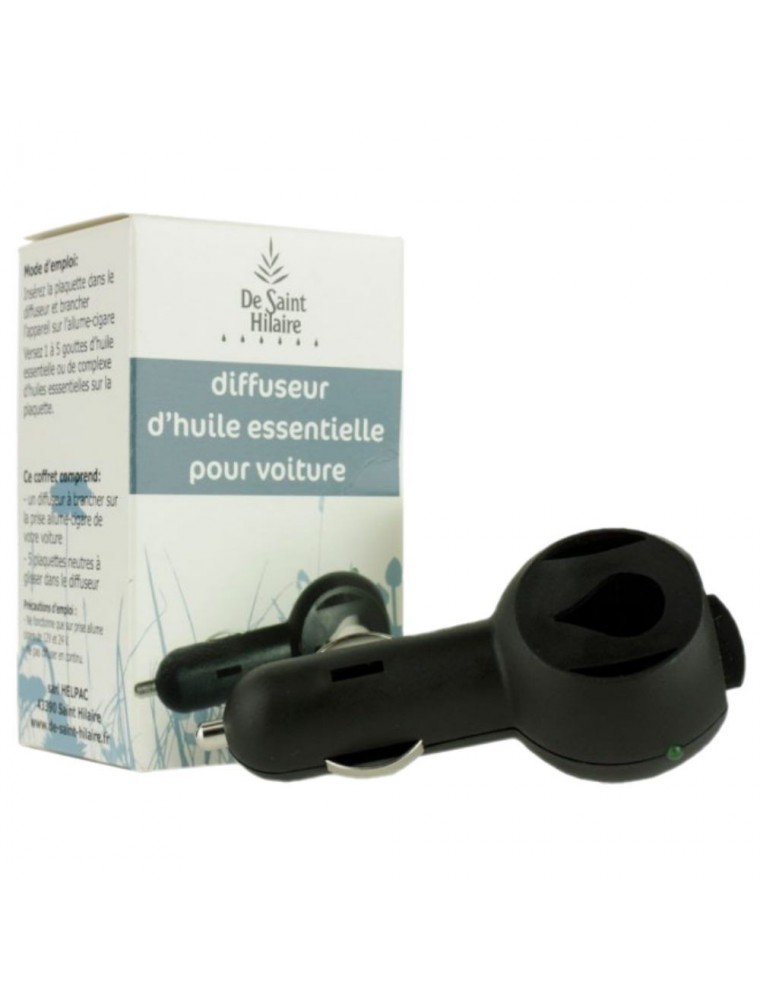 Diffuseur pour huiles essentielles de voiture - De Saint-Hilaire Diffuseur pour huiles essentielles de voiture - De Saint-Hilaire