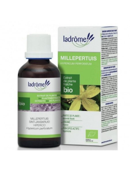 Millepertuis Bio - Déprime et Sommeil Teinture-mère Hypericum perforatum 100 ml - Ladrôme