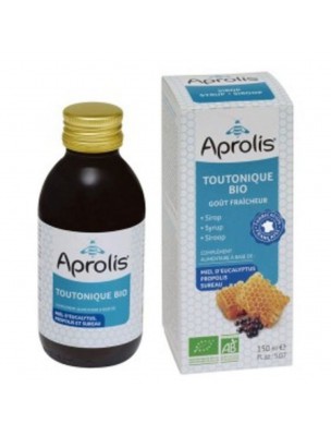 Image de Toutonique Organic Syrup - Honey Propolis and Elderberry 150 ml - Wild Ferns Aprolis depuis Order the products Aprolis at the herbalist's shop Louis