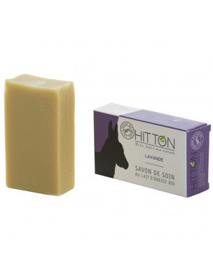 Image de Organic Donkey Milk Soap - Lavender 100 grams Hitton depuis Buy the products Hitton at the herbalist's shop Louis